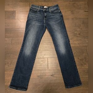 Lucky Brand Womens 8/29 Mid Rise Straight Jeans Distressed Like New